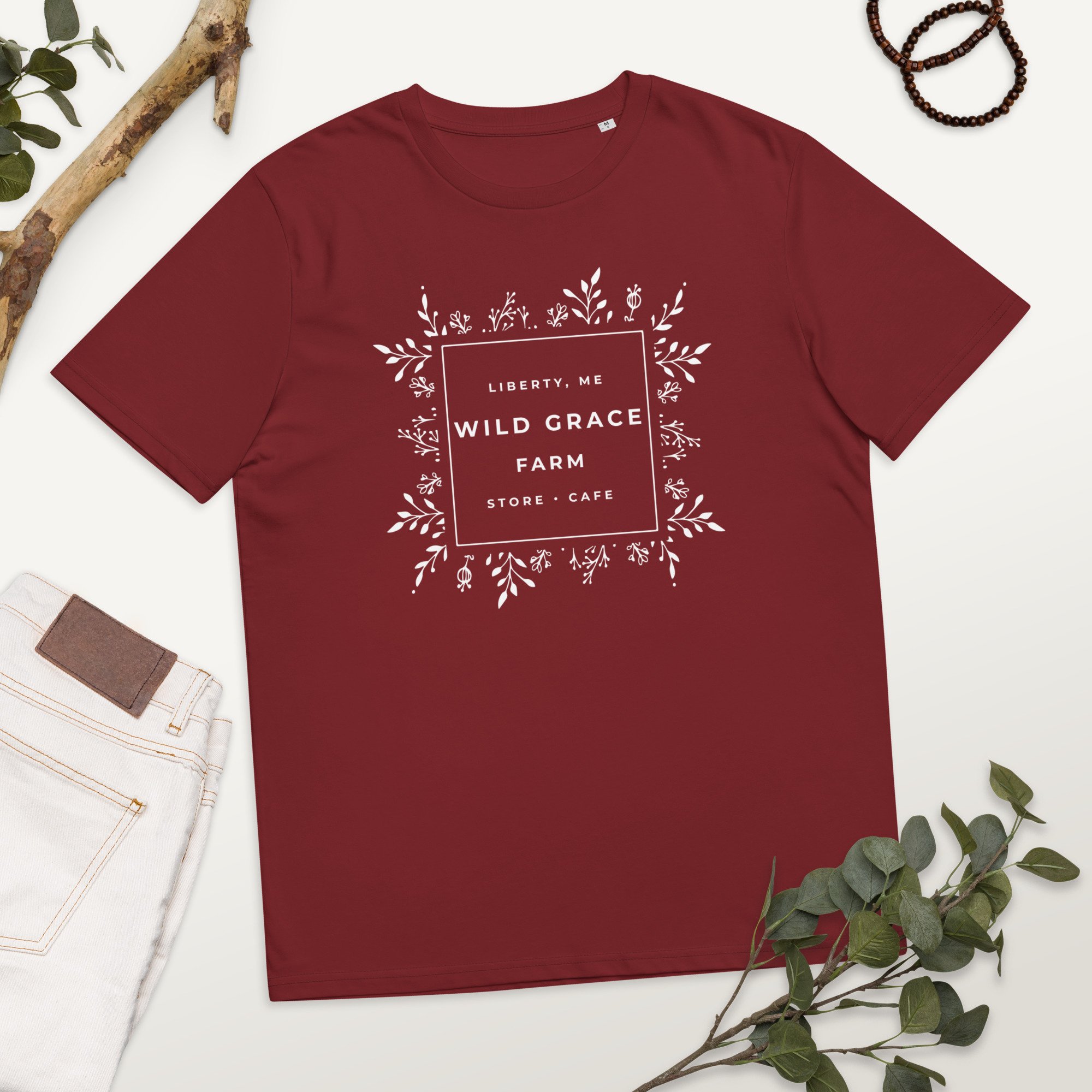 unisex-organic-cotton-t-shirt-burgundy-front-647e13ca83fa6.jpg